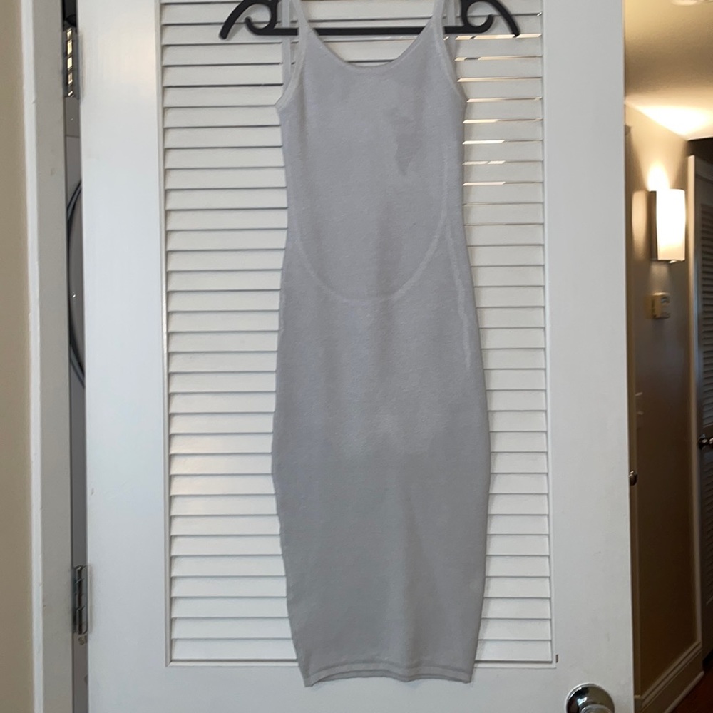 Olivaceous Backless Dress